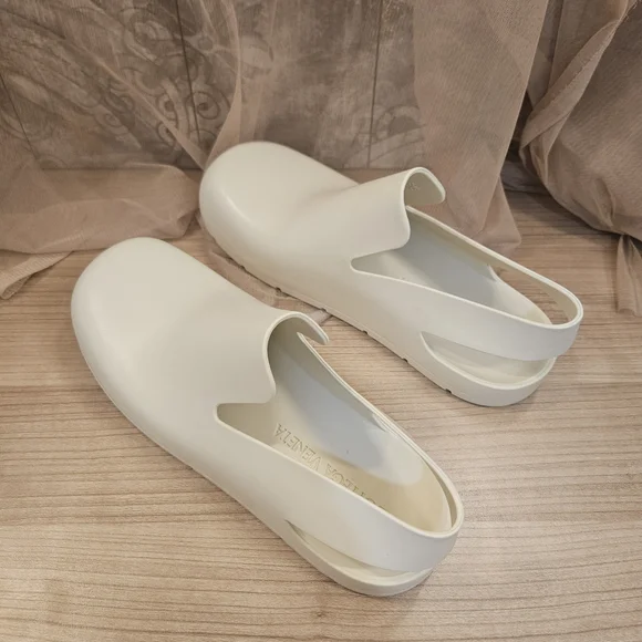Bottega Veneta Puddle Rubber Slingback Flats Size 36